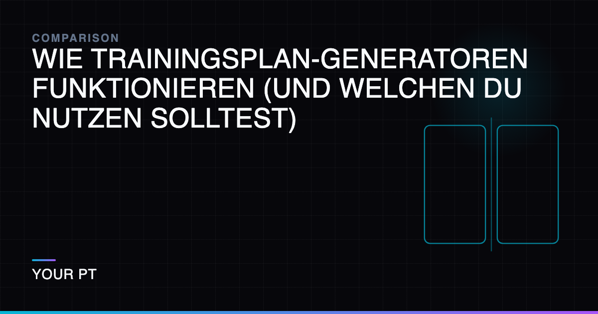 Wie Trainingsplan-Generatoren Funktionieren (Und Welchen Du Nutzen Solltest)