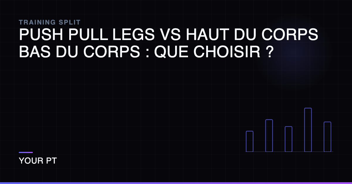 Push Pull Legs vs Haut du Corps Bas du Corps : Que Choisir ?
