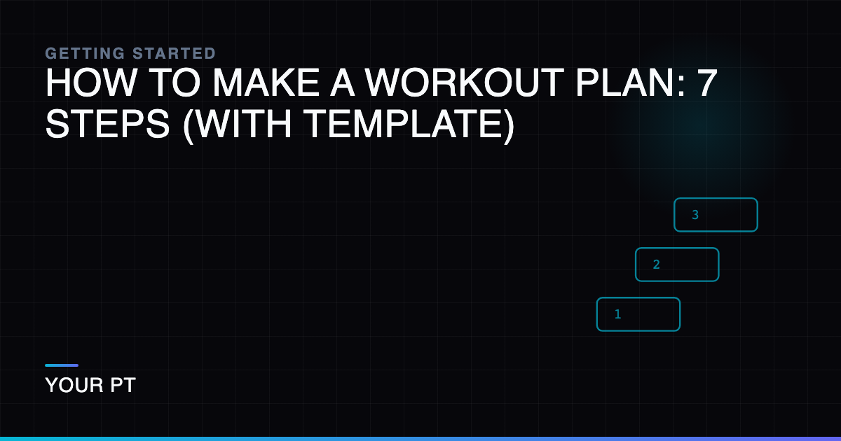 How to Make a Workout Plan: 7 Steps (With Template)