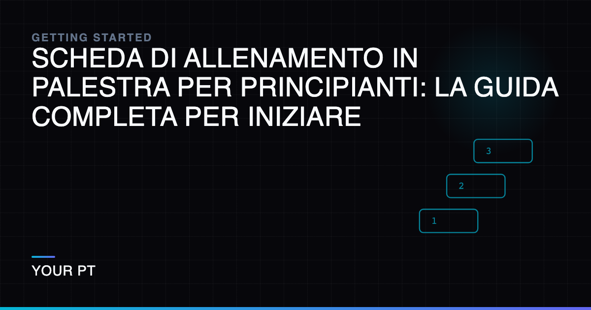 Scheda di Allenamento in Palestra per Principianti: La Guida Completa per Iniziare